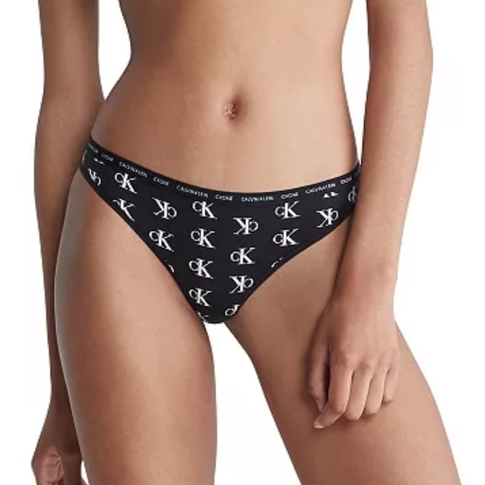 Calvin Klein Soft Thong Panties - 2 pairs - Picture 11 of 14